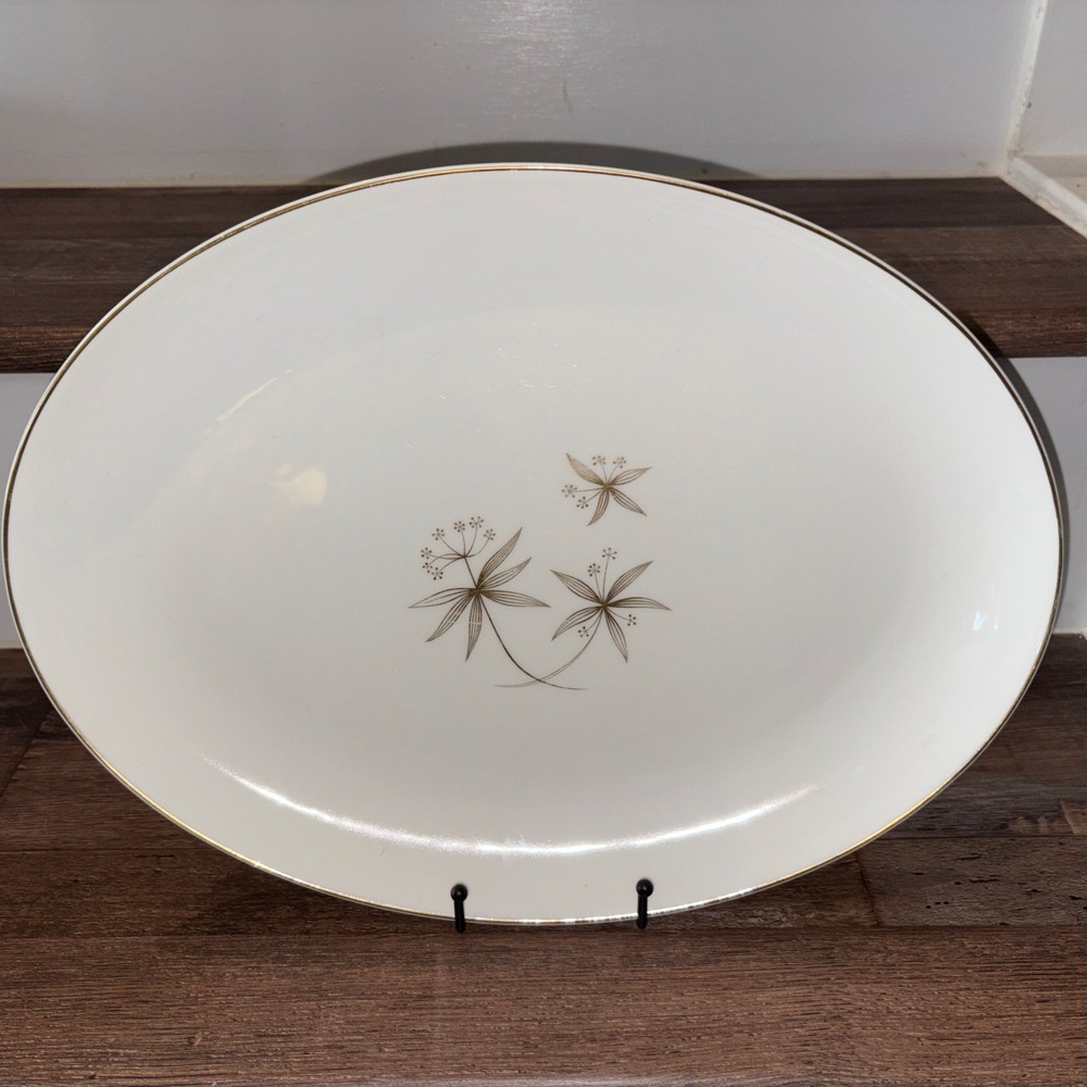 ROYAL DOULTON Mid Century Modern 15.75" Oval Serving Platter Auriel H.4942